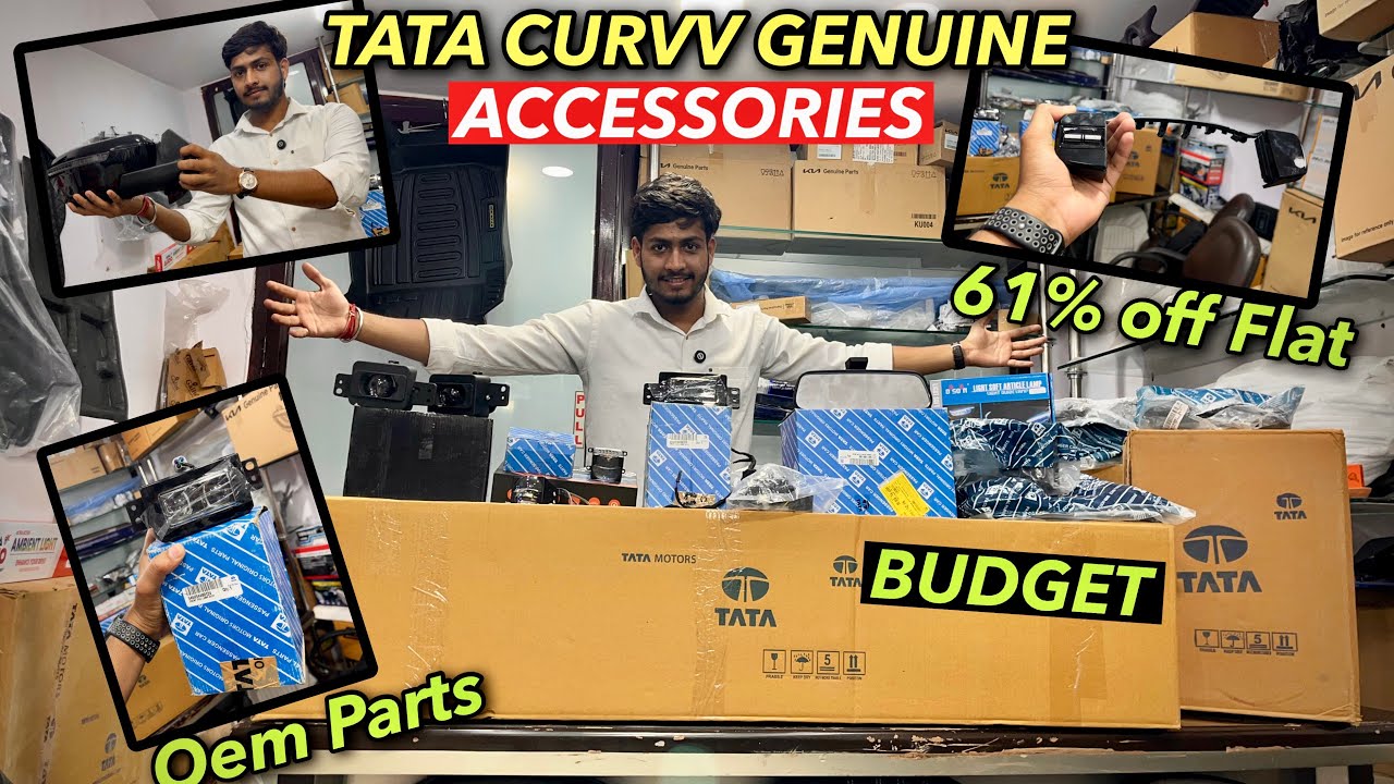 2025 TATA CURVV GENUINE ACCESSORIES | TATA CRUVV MODIFICATION WITH PRICE