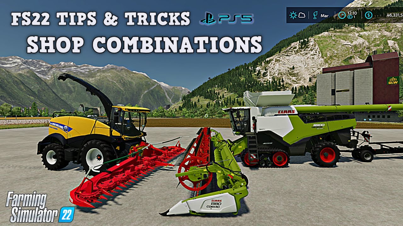 Советы и рекомендации FS22 &mdash; Комбинации магазинов &mdash; Farming Simulator 22