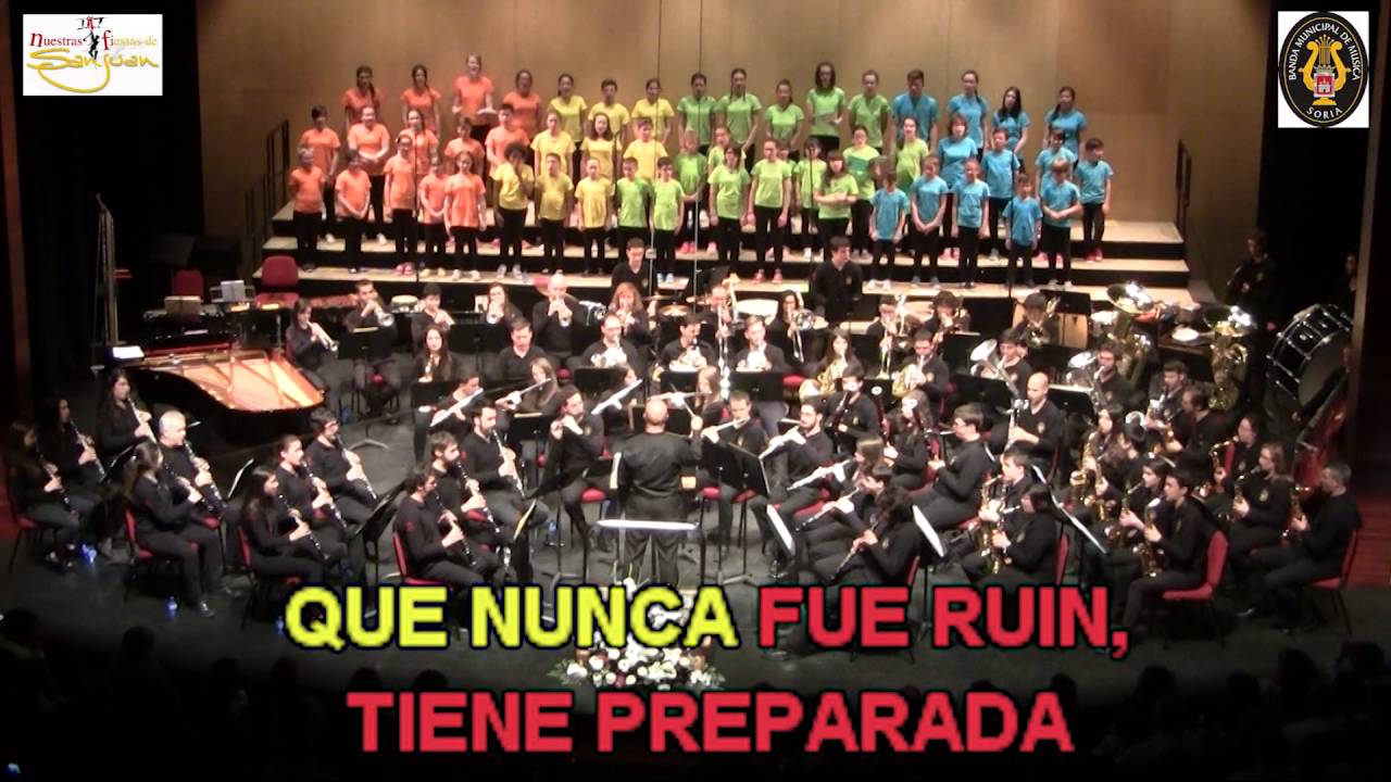 A LA COMPRA - BANDA MUNICIPAL Y  VOCES BLANCAS DE LA CORAL DE SORIA.