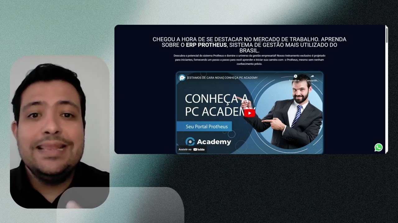 Curso Protheus para iniciantes da PC Academy
