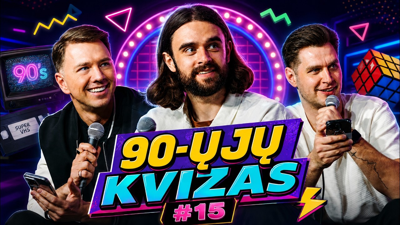 90-ŲJŲ KVIZAS #15: Paulius Vaitiekūnas x Mantas Wizard x Airidas Jankus