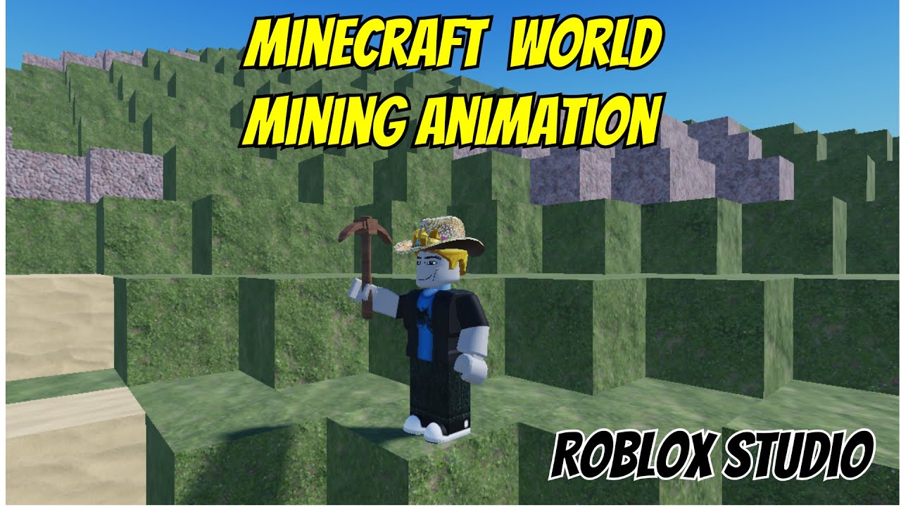 Digging Animation for a Minecraft Style World