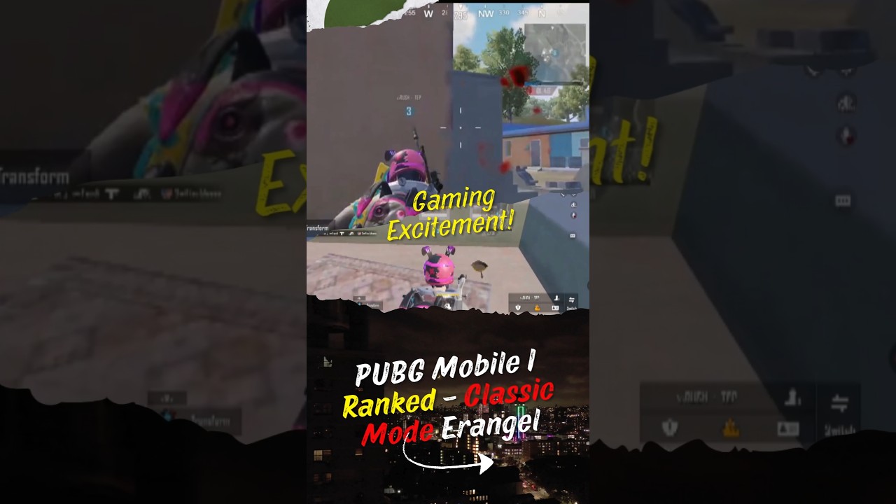 PUBG Mobile | Ranked - Can You Master the Art of Precision Shooting in This Epic Game Scene? 
