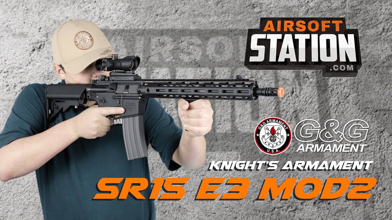 G&G Knights Armament SR15 E3 MOD 2 - You NEED to Check This One Out! - Airsoft Station Review