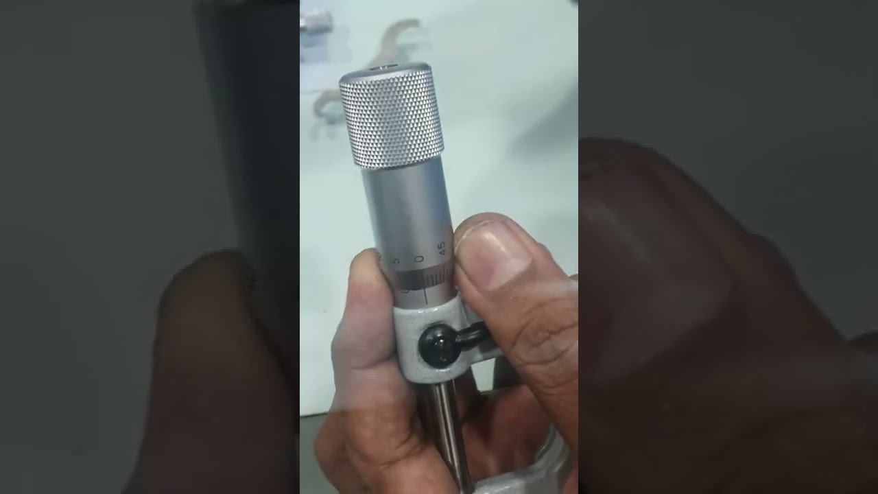 How to set zero for outside micrometer