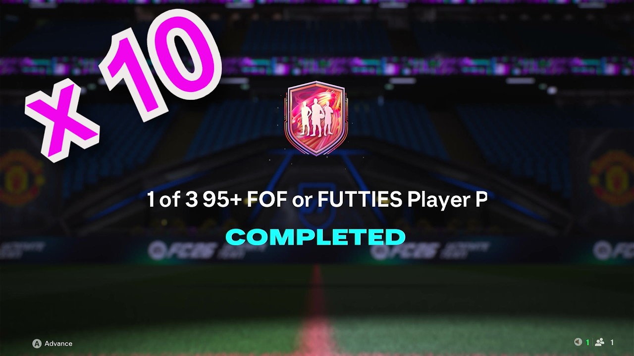 10x 1 of 3 95+ FOF/FUTTIES Player Picks!!! FC26 Ultimate team