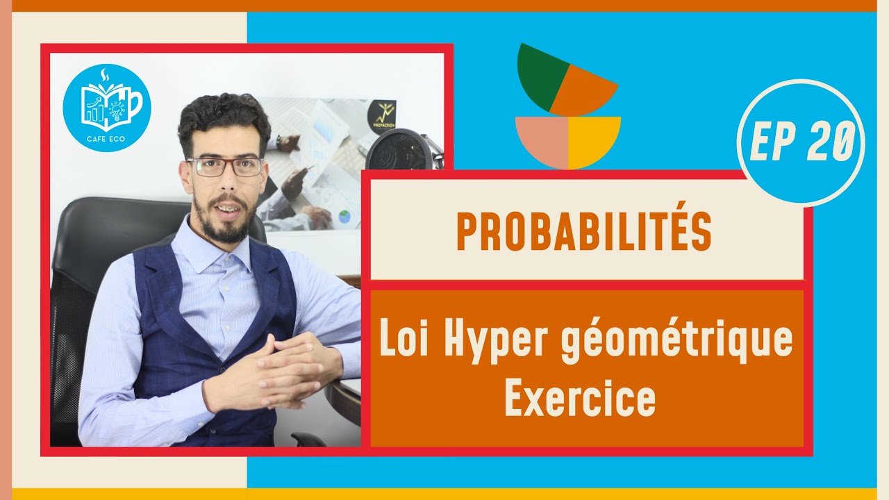 CAFE ECO : Probabilités S2 #EP21 Loi  Hyper géométrique Exercices