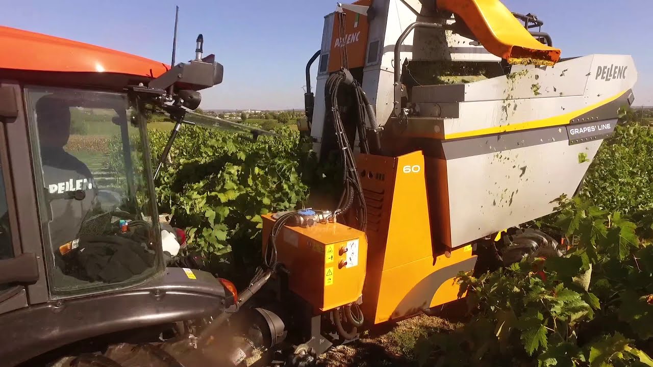 Machine à vendanger Tractée GRAPES’LINE | PELLENC