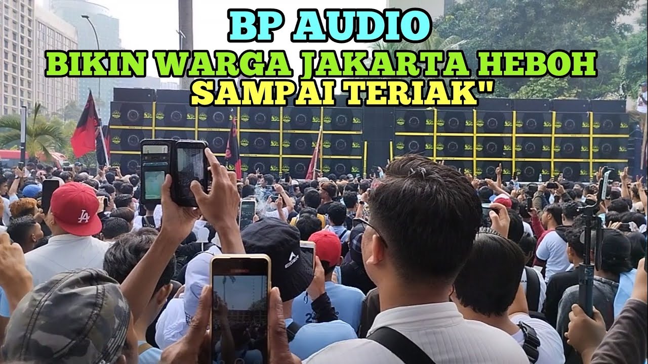 Warga Jakarta heboh, BP AUDIO getarkan GBK, penontonnya sampai teriak