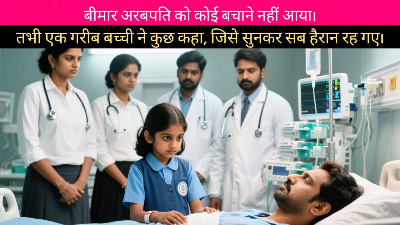 बीमार अरबपति की मदद किसी ने नहीं की – तभी एक गरीब बच्ची ने कर दिखाया ये काम!