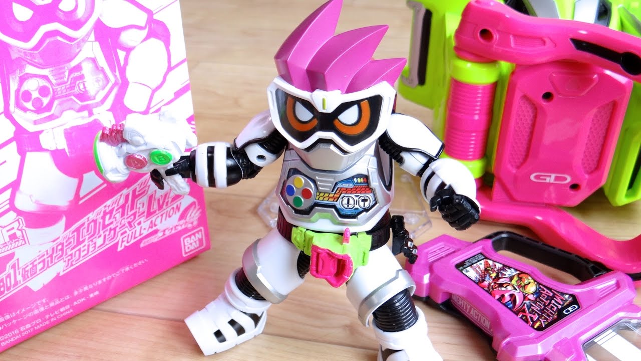 これ最新アーツじゃん！プレバン限定 LVUR PB01 仮面ライダーエグゼイド アクションゲーマーレベル1 フルアクション レビュー！新規造形のガシャコンブレイカー付属