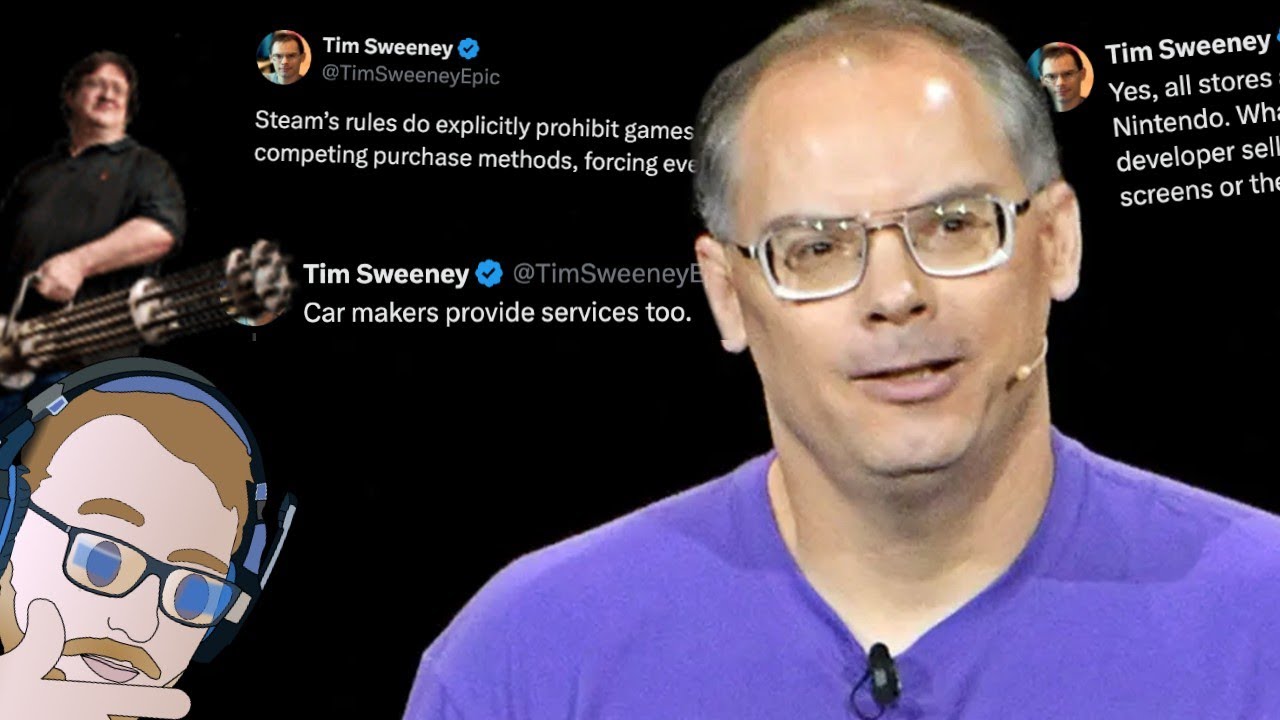 Tim Sweeney is LYING About the New Valve Lawsuit - Steam is NOT a Monopoly