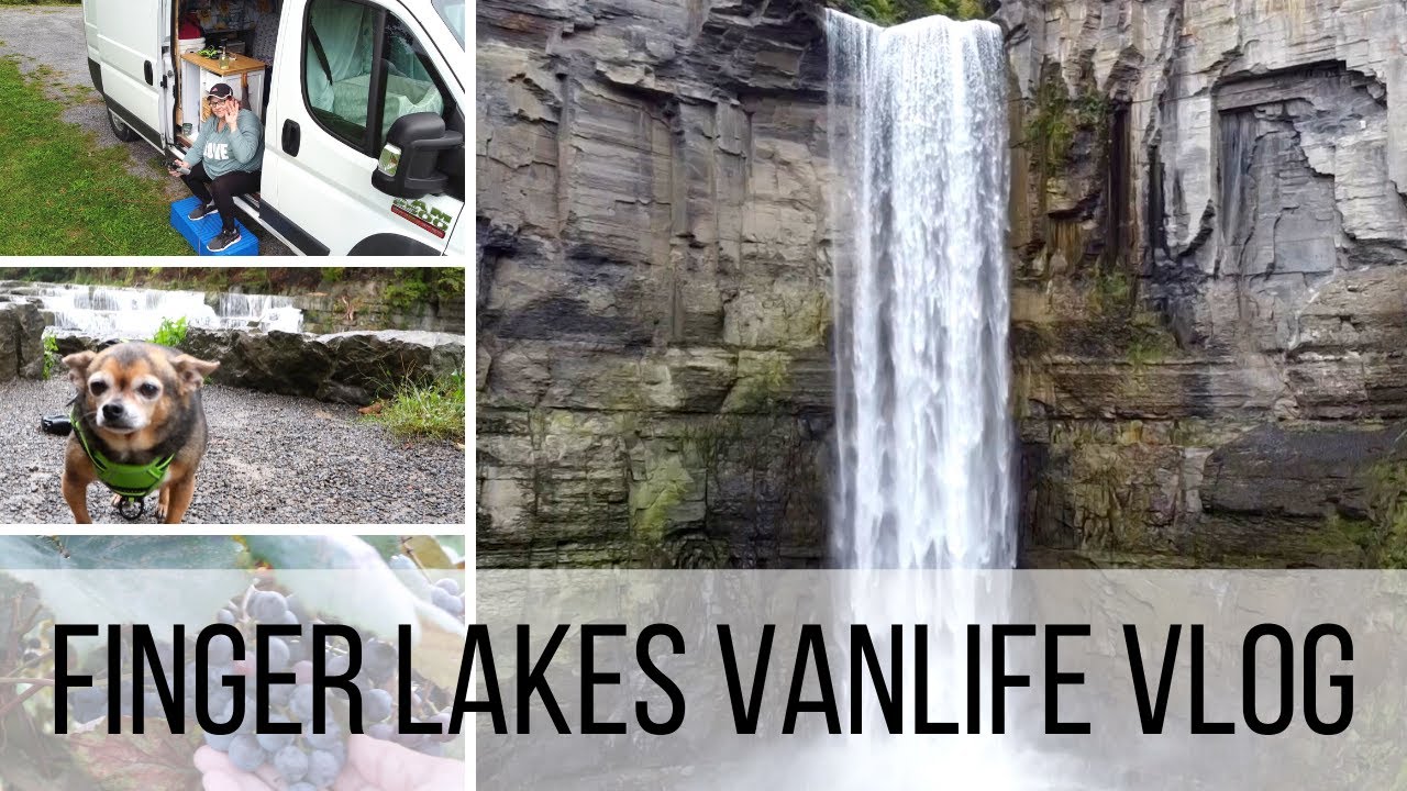 Vanlife Vlog First time using Harvest Host in the Finger Lakes and Taughannock Falls.
