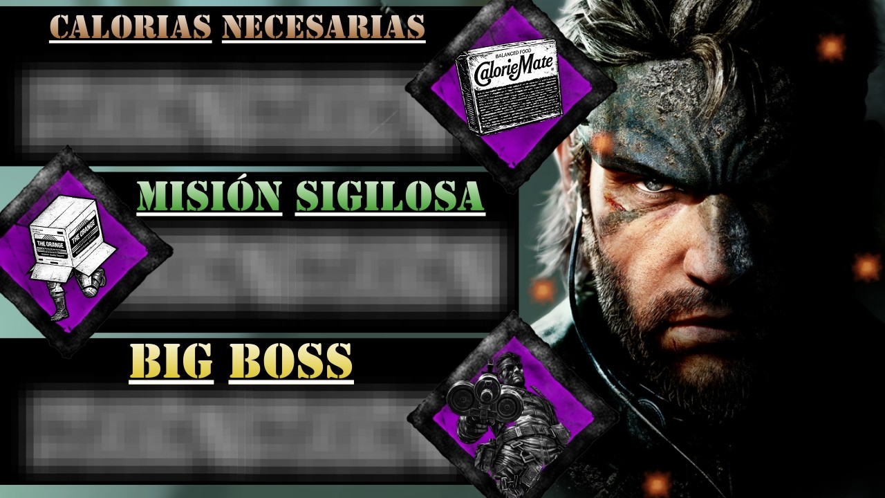 🐍NAKED SNAKE EN DEAD BY DAYLIGHT🐍| CONCEPTO & PERKS