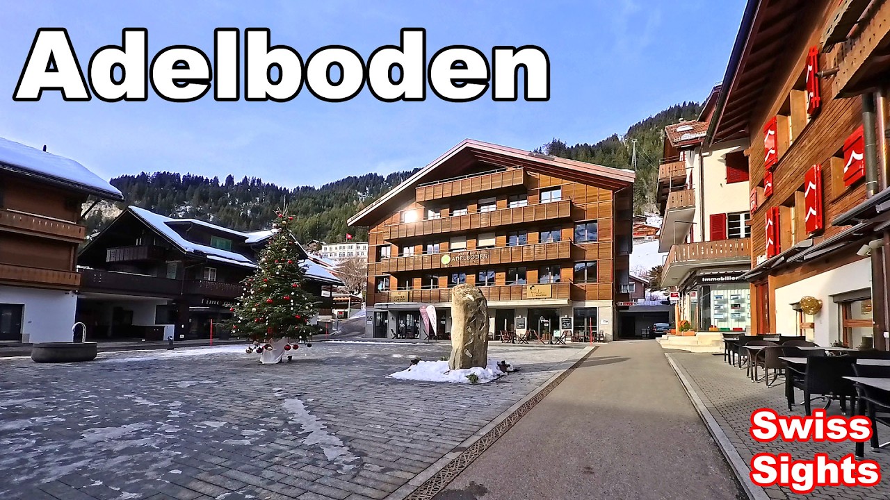Adelboden Switzerland 4K Wonderful Winter Village