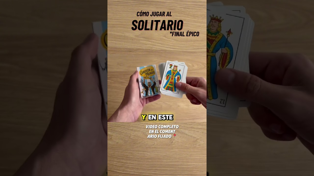 Cómo se juega al SOLITARIO - Juego de mesa con cartas