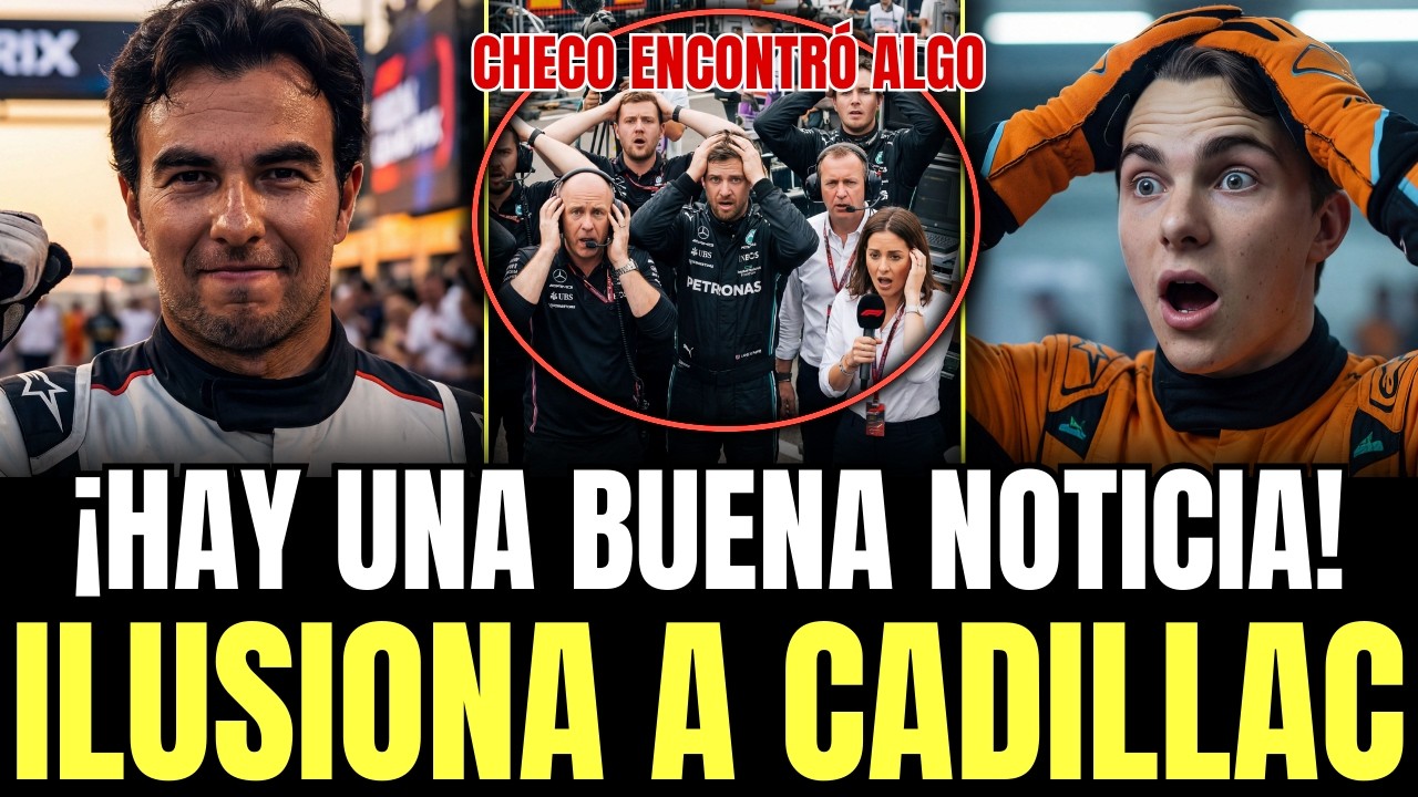 CHECO PÉREZ ve ESPERANZA donde otros solo ven FRACASO en su DÍFICIL DEBUT con CADILLAC