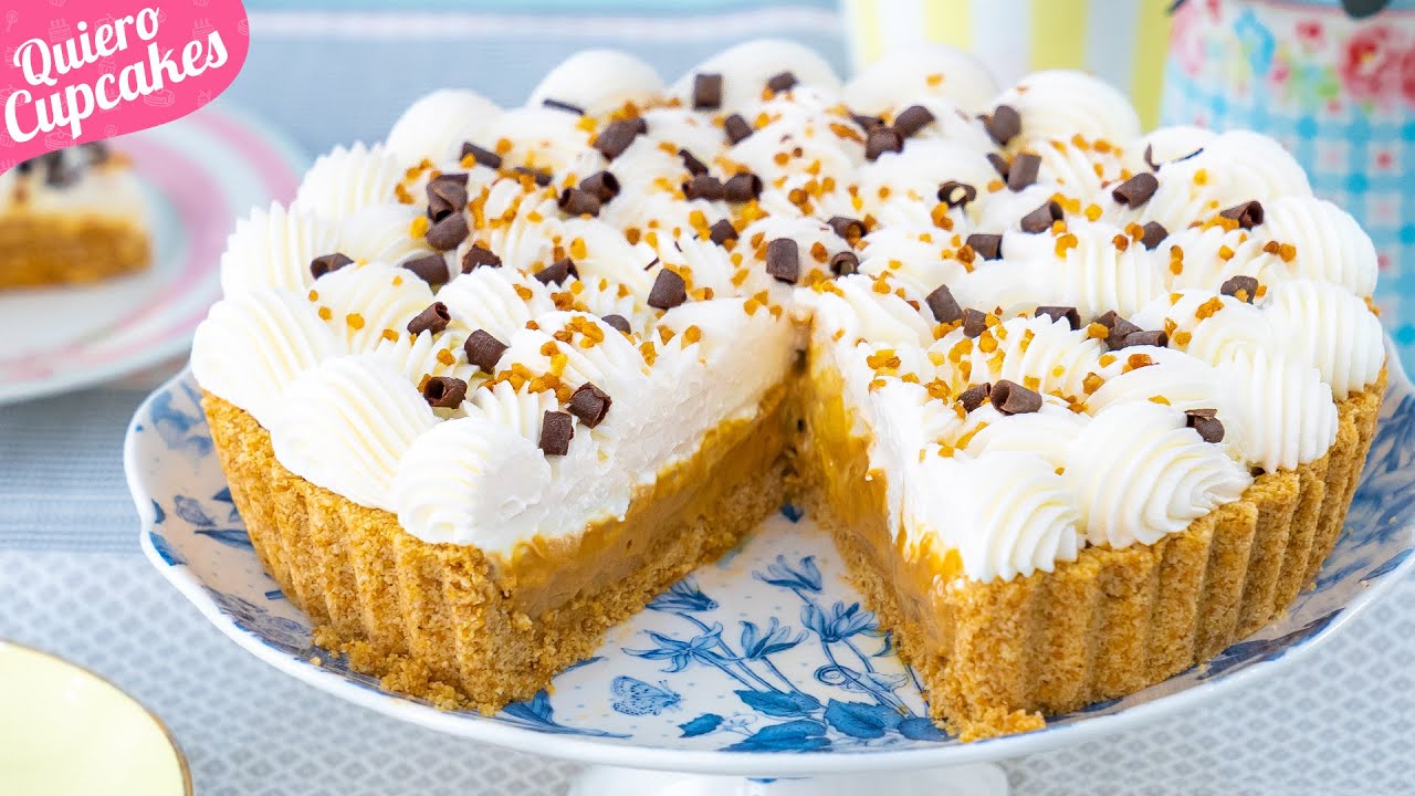 TARTA BANOFFEE SIN HORNO | RECETA FÁCIL | QUIERO CUPCAKES