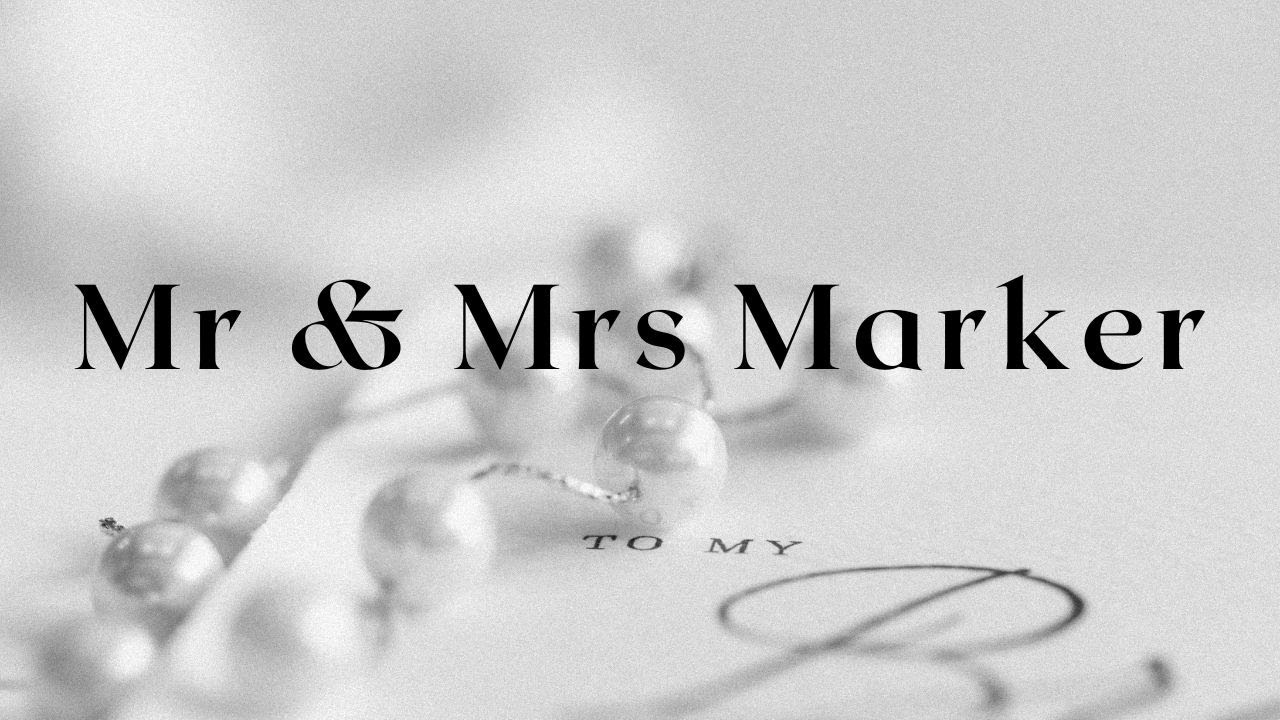 GRAND FORKS WEDDING: MR & MRS MARKER