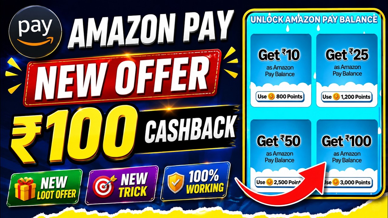 Amazon Pay Cashback Offer Today - New Loot Offer Today