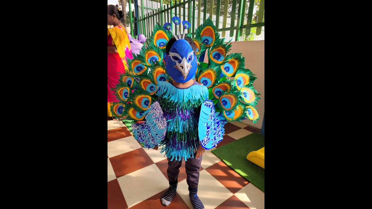 😍Beautiful peacock Fancy dress competition 🦚💖🎉