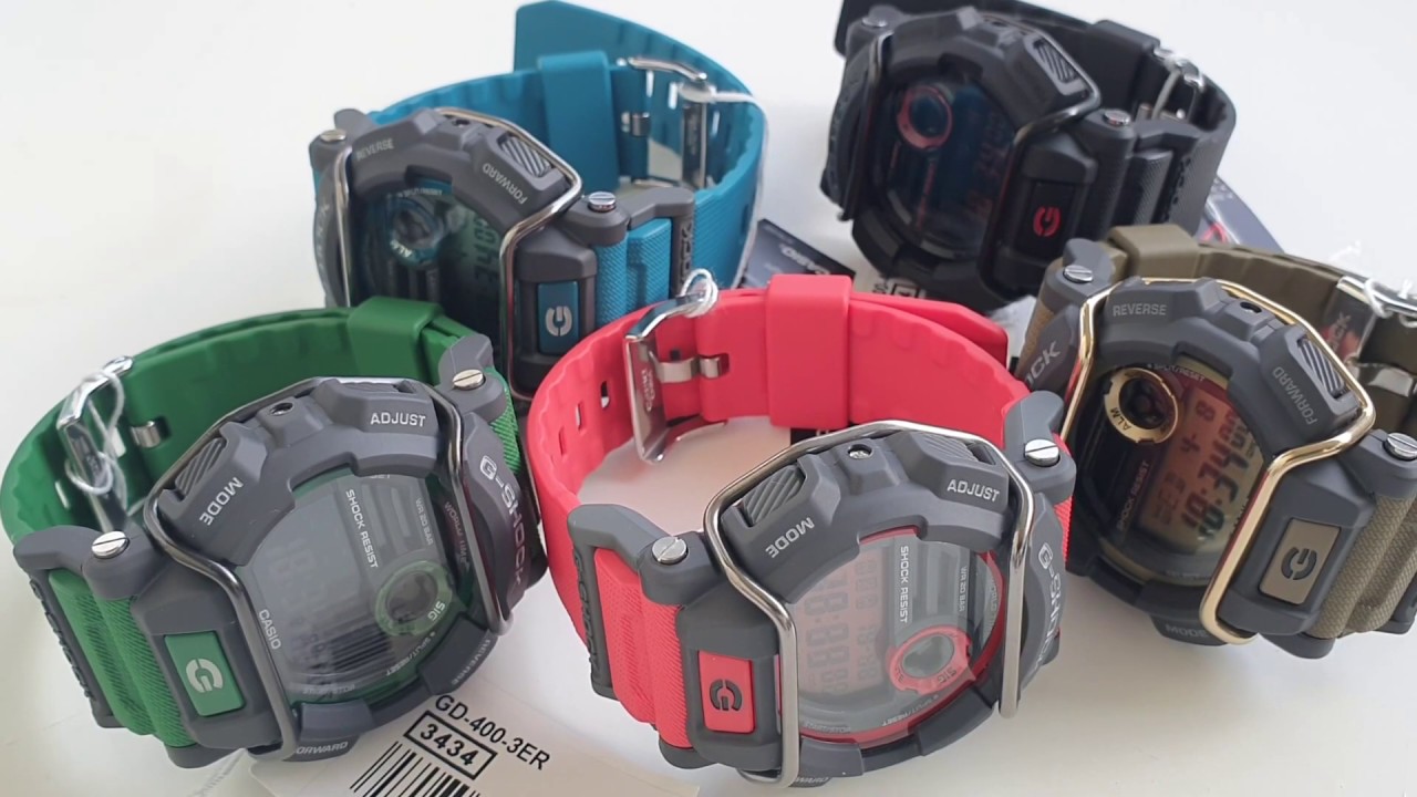 G-SHOCK GD-400 funkcje, prezentacja, wygląd
