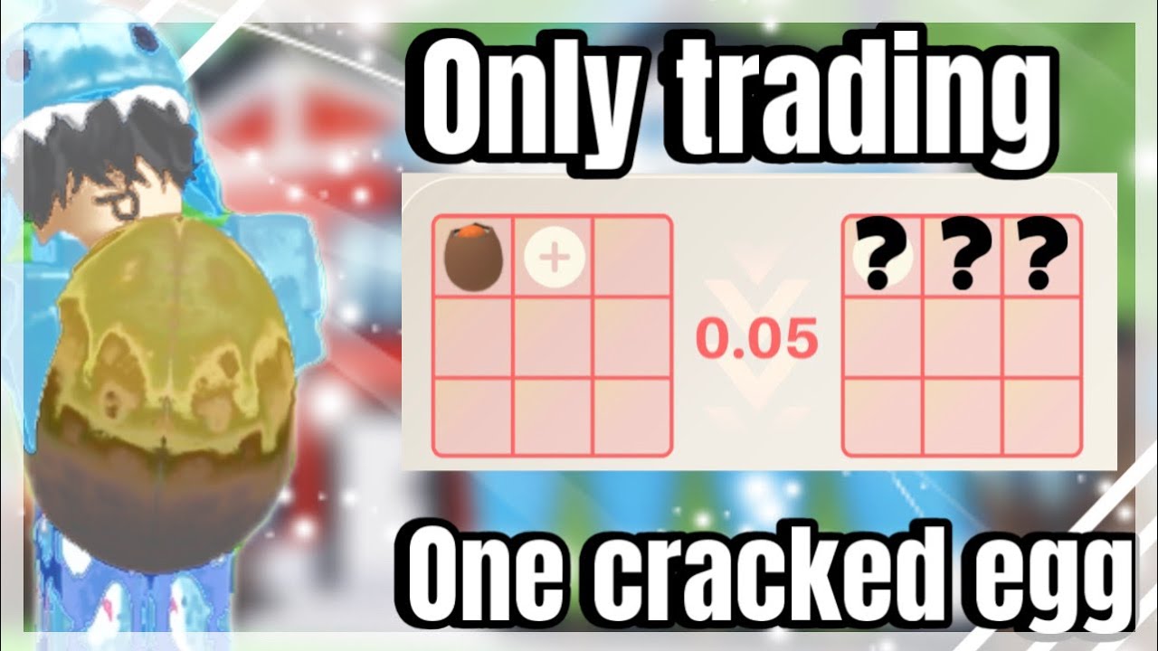 Trading a Cracked Egg To Upgrade My Inventory || SUCCESS || #adoptme #trading ||
