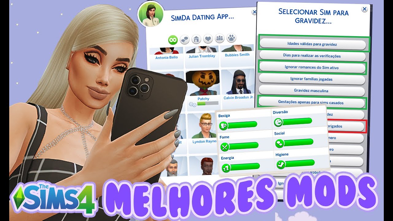 OS 5 MELHORES MODS ATUALIZADO DO THE SIMS 4