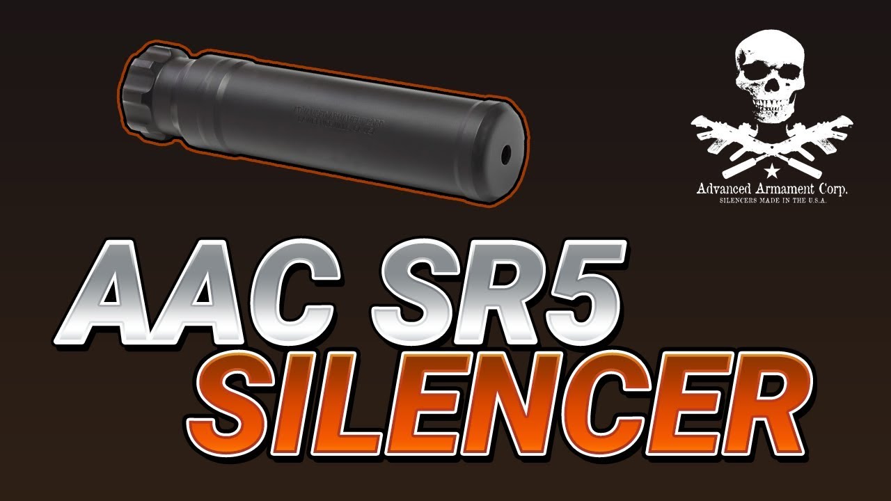 Amazing AR15 Silencer - The AAC SR5