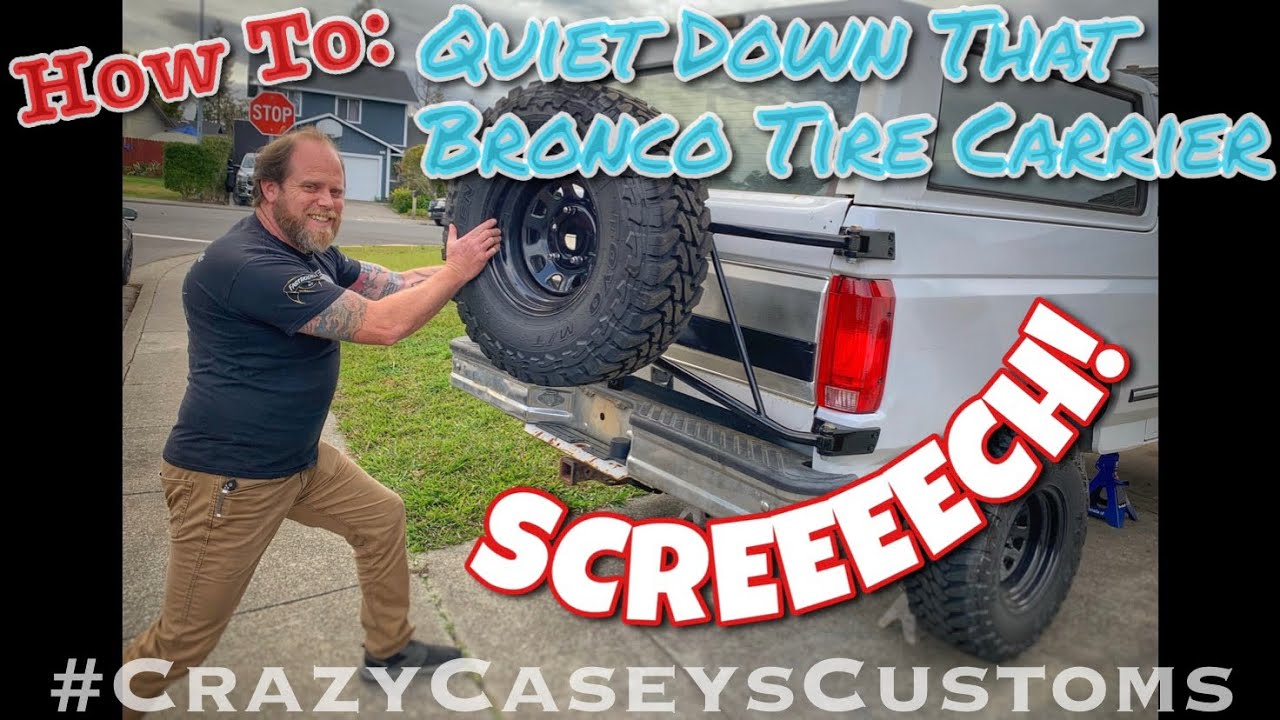 Fix a Sticking Noisy Spare Tire Carrier on the Full Size Bronco w/ Oilite Bronze from McMaster-Carr