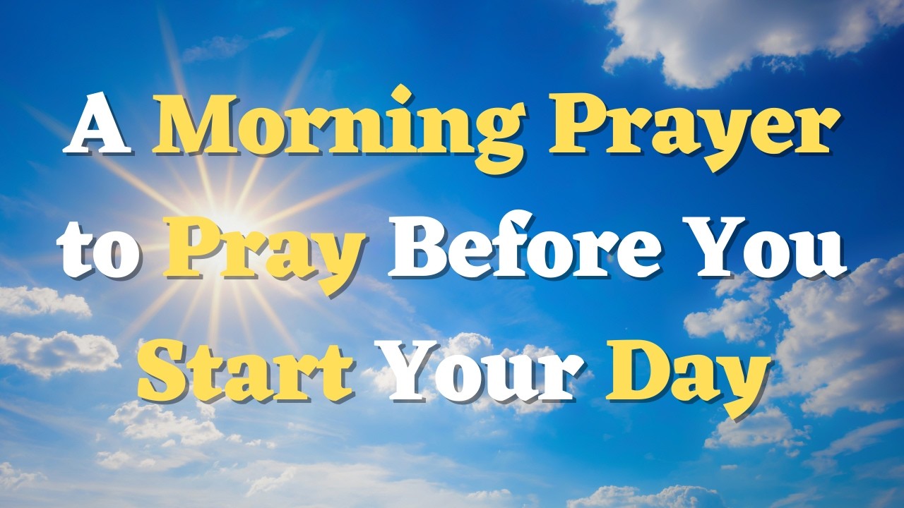 Lord, Take My Hand and Lead Me Today | A Morning Prayer Before You Start Your Day