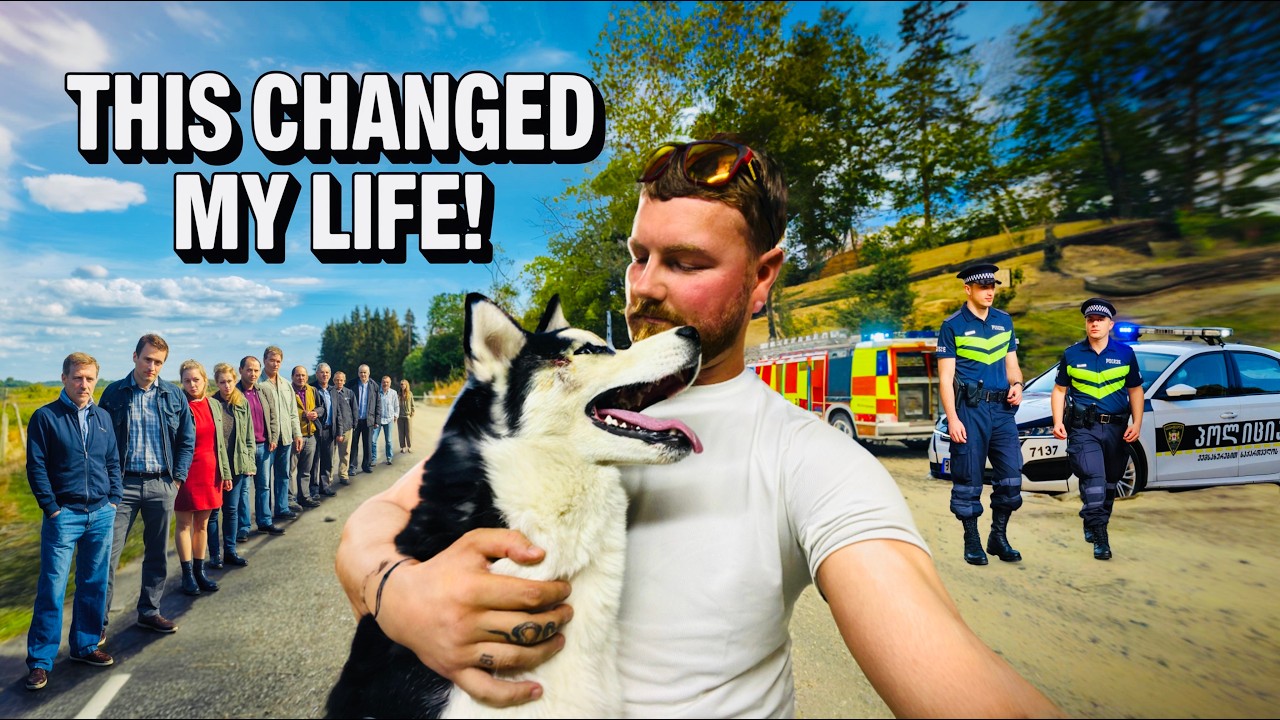 We Rescued a Dog While Walking to Vietnam