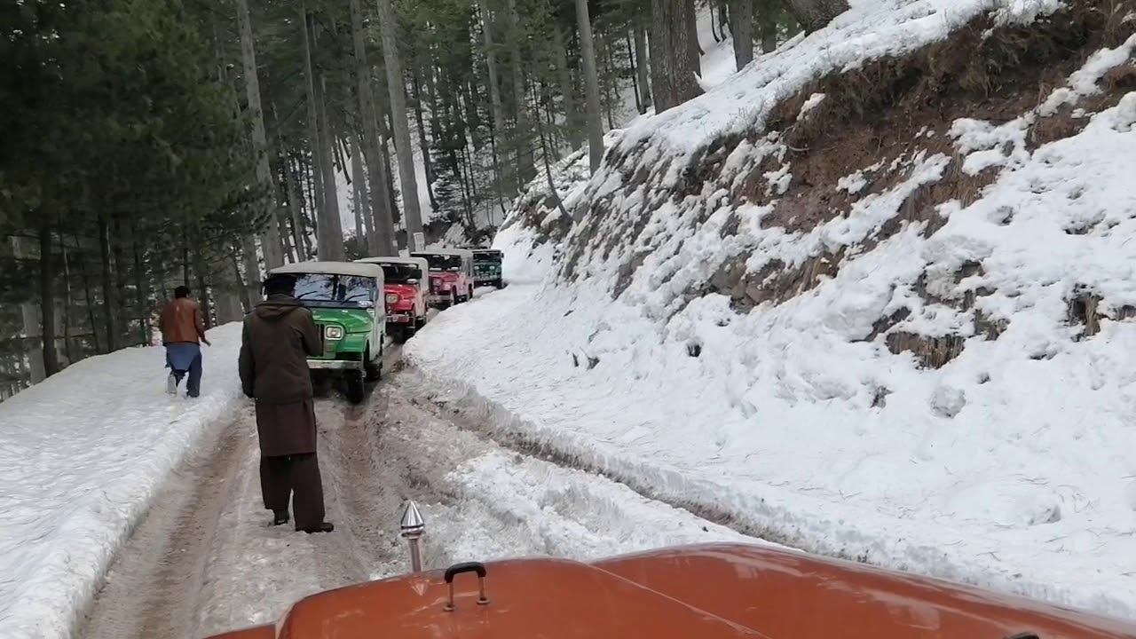 The explore shogran valley Safari track