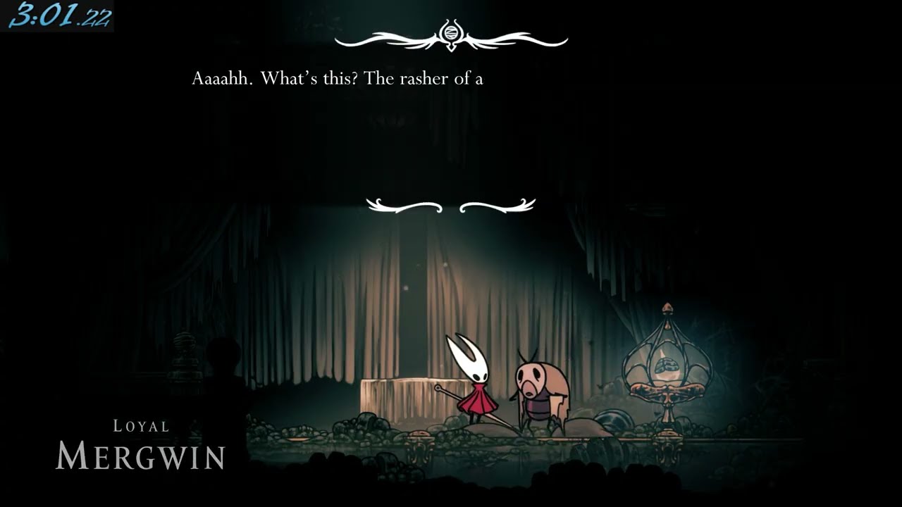 Silksong - Courier's Rasher in 3:01 Hitless No Pre-Clear - Fastest Route!