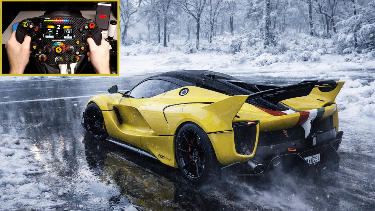 1500HP Ferrari FXX-K  - Forza Horizon 5 | Thrustmaster T300RS vs Ferrari SF1000 Steering Wheel
