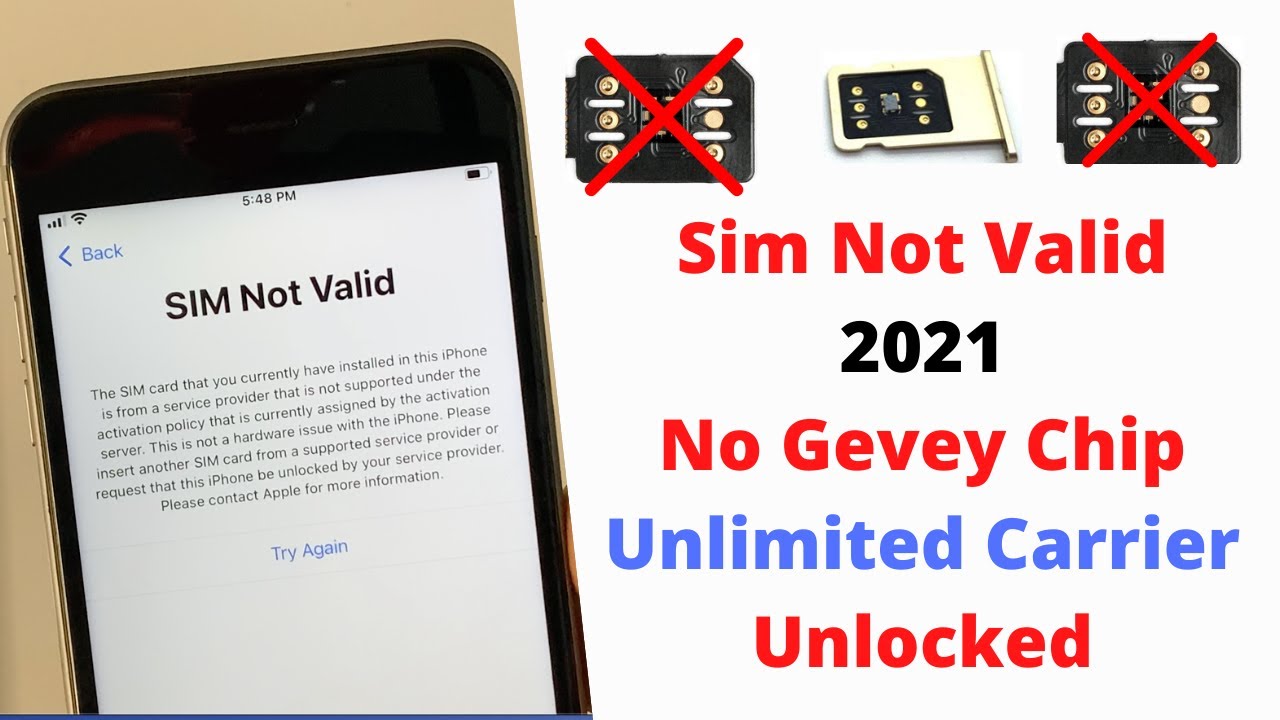 SIM-карта iPhone недействительна в 2021 году! Больше нет возможности бесплатно разблокировать iPh...