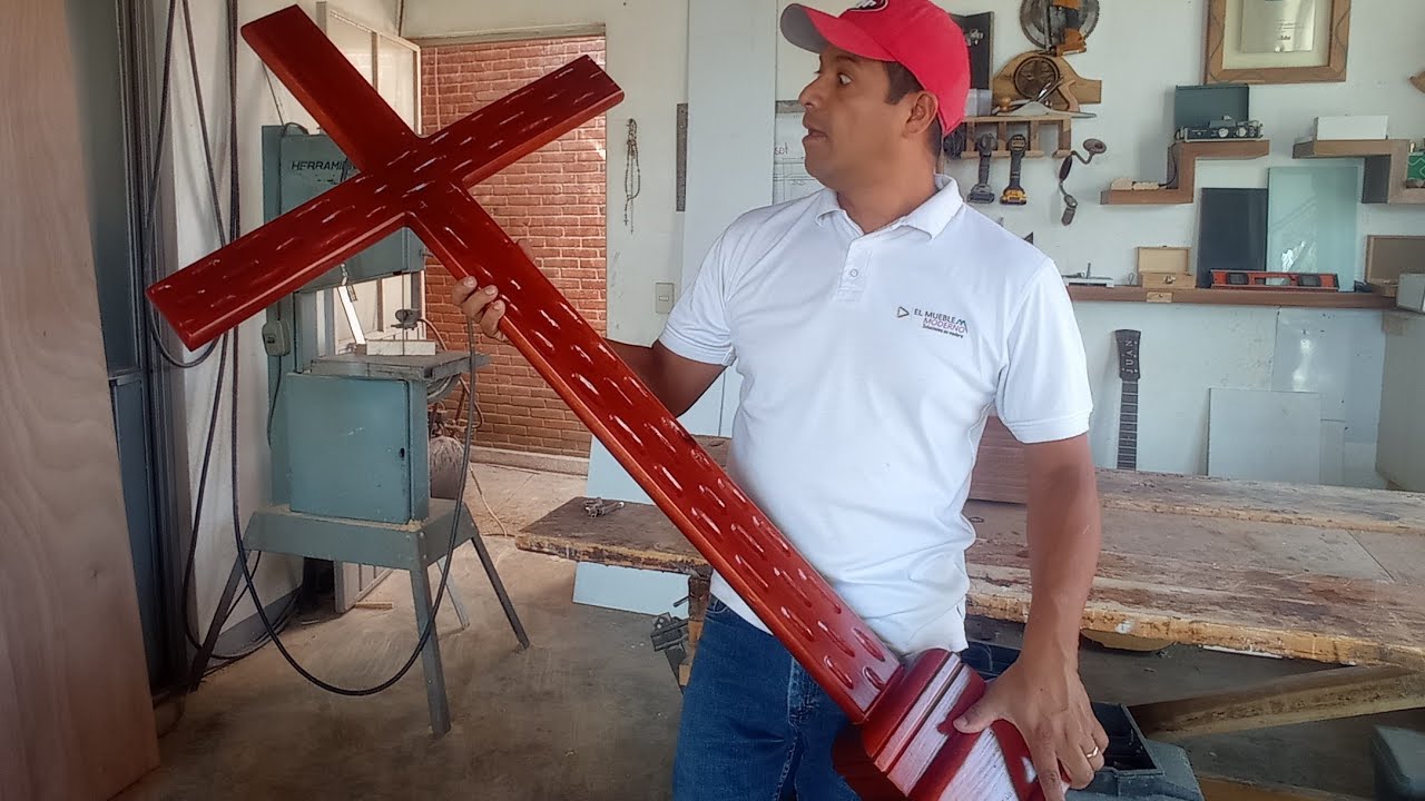 COMO HACER UNA CRUZ DE MADERA PARA VIERNES SANTO #elmueblemoderno