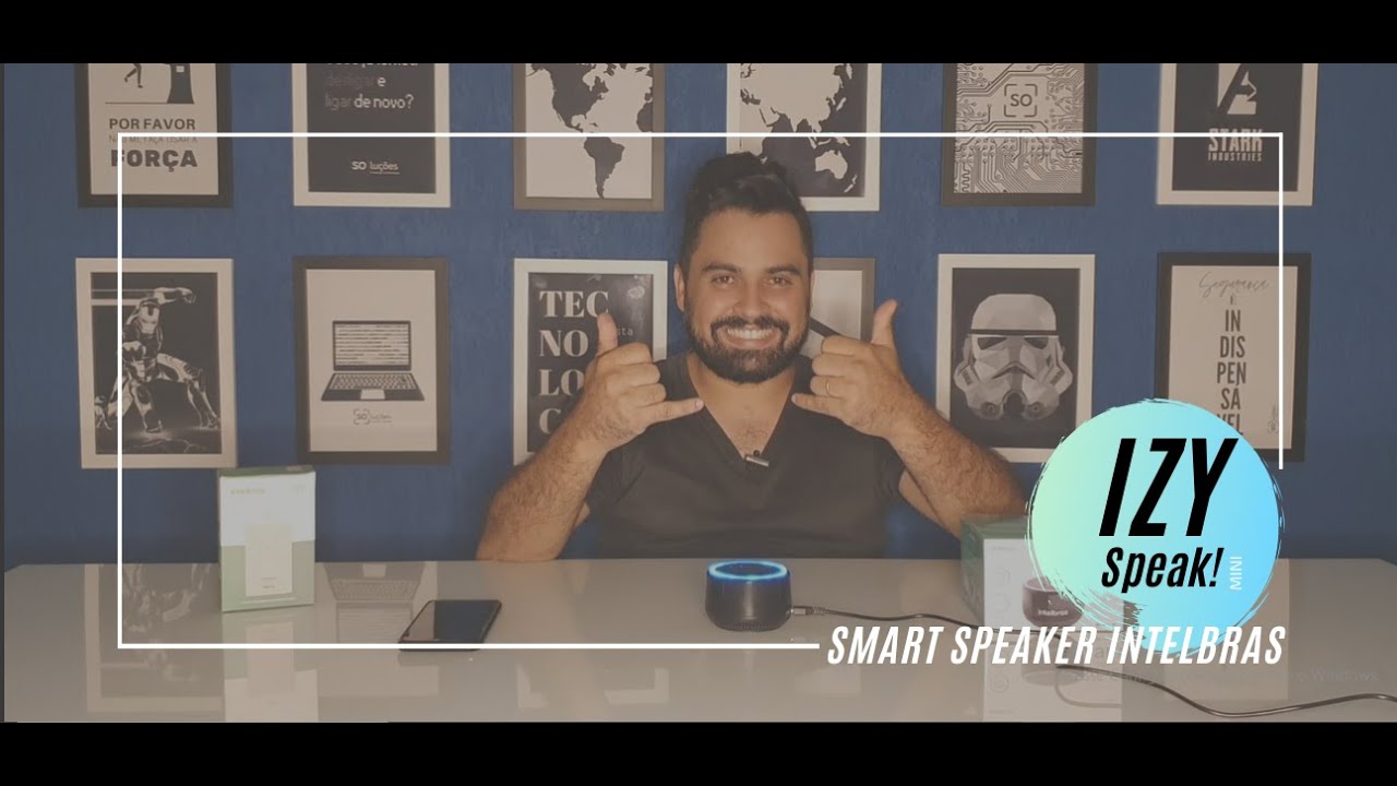 Review auto falante inteligente IZY Speak! mini Intelbras