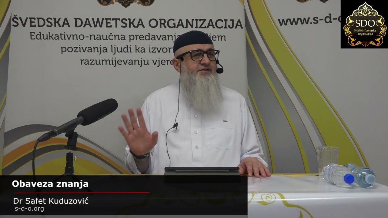 Dr Safet Kuduzovic, obaveza znanja i za muskare i za zene