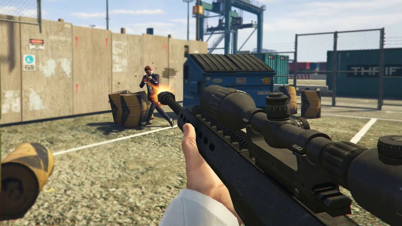 Insane Quickscoping In GTA 5 (GTA 5 Funny Moments)
