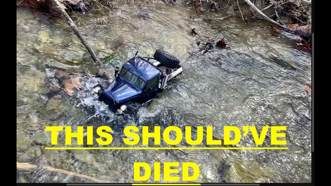 ATLAS 1/10 Goes TOO DEEP at Floyds Fork Frontier | Water Over The Hood Test