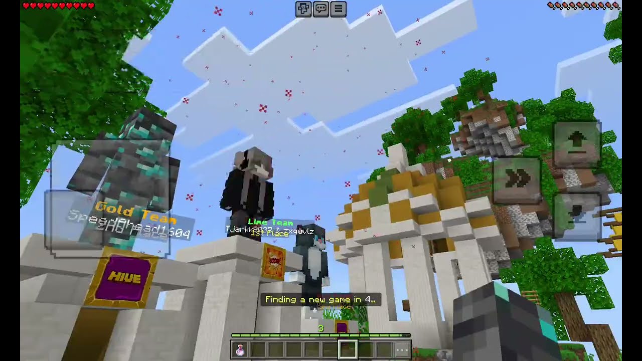 My best Minecraft Sky Wars game ever!