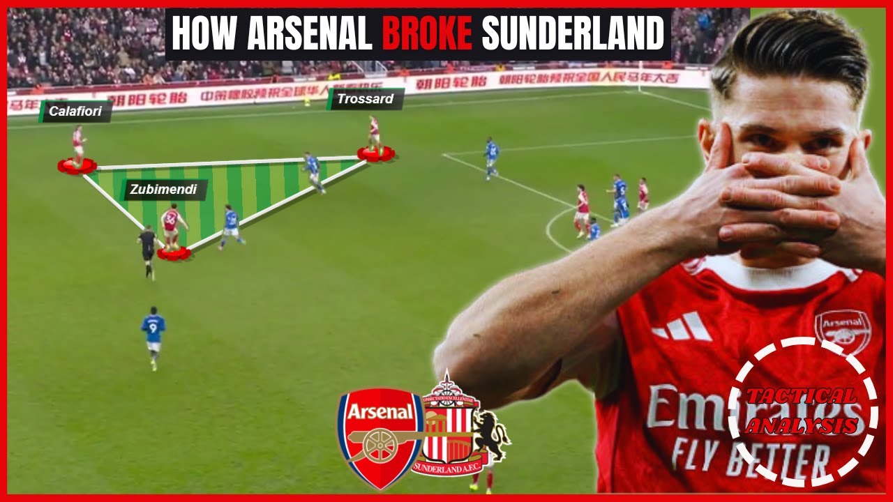 Arsenal Vs  Sunderland  Tactical Match Analysis