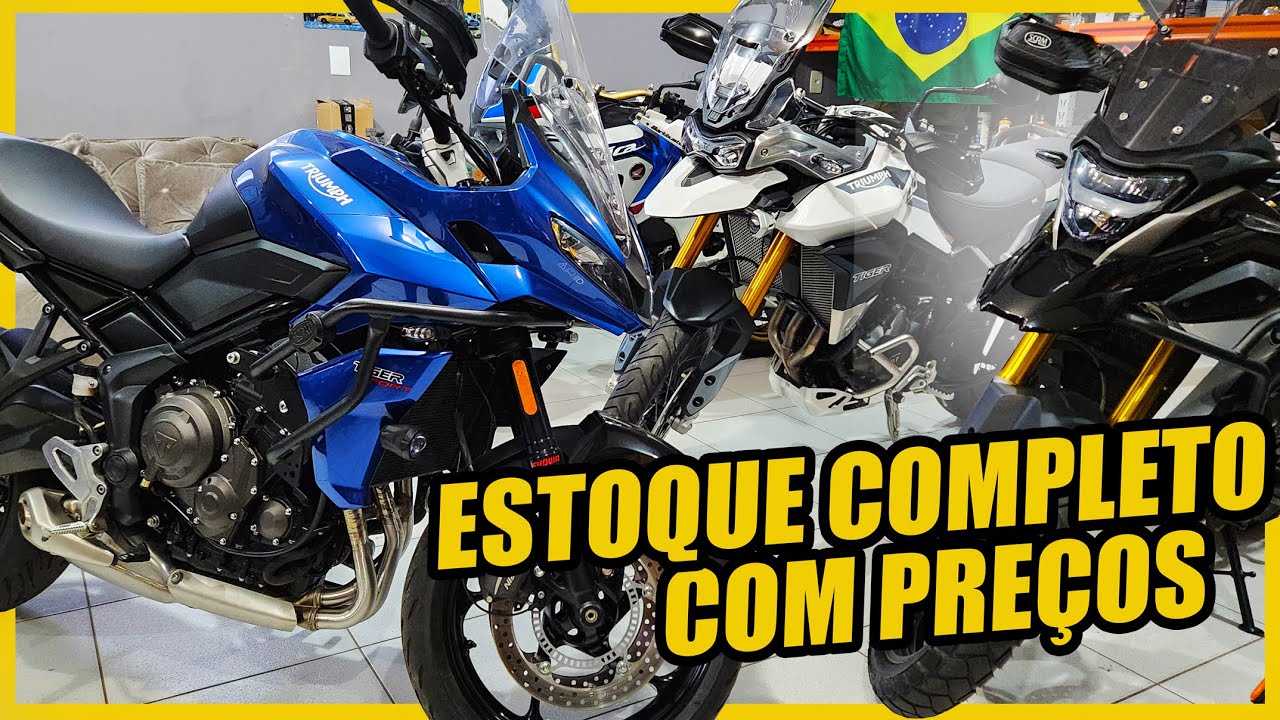 TODOS OS PREÇOS E MOTOS DISPONÍVEIS NA LOJA *HONDA, BMW, TRIUMPH, KAWASAKI E OUTRAS*