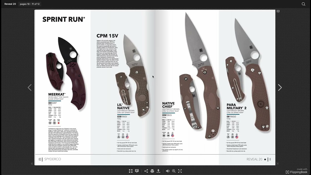Новейшие ножи Spyderco к 50-летию компании! - Представляем 20 моделей (включая облегченную версию...