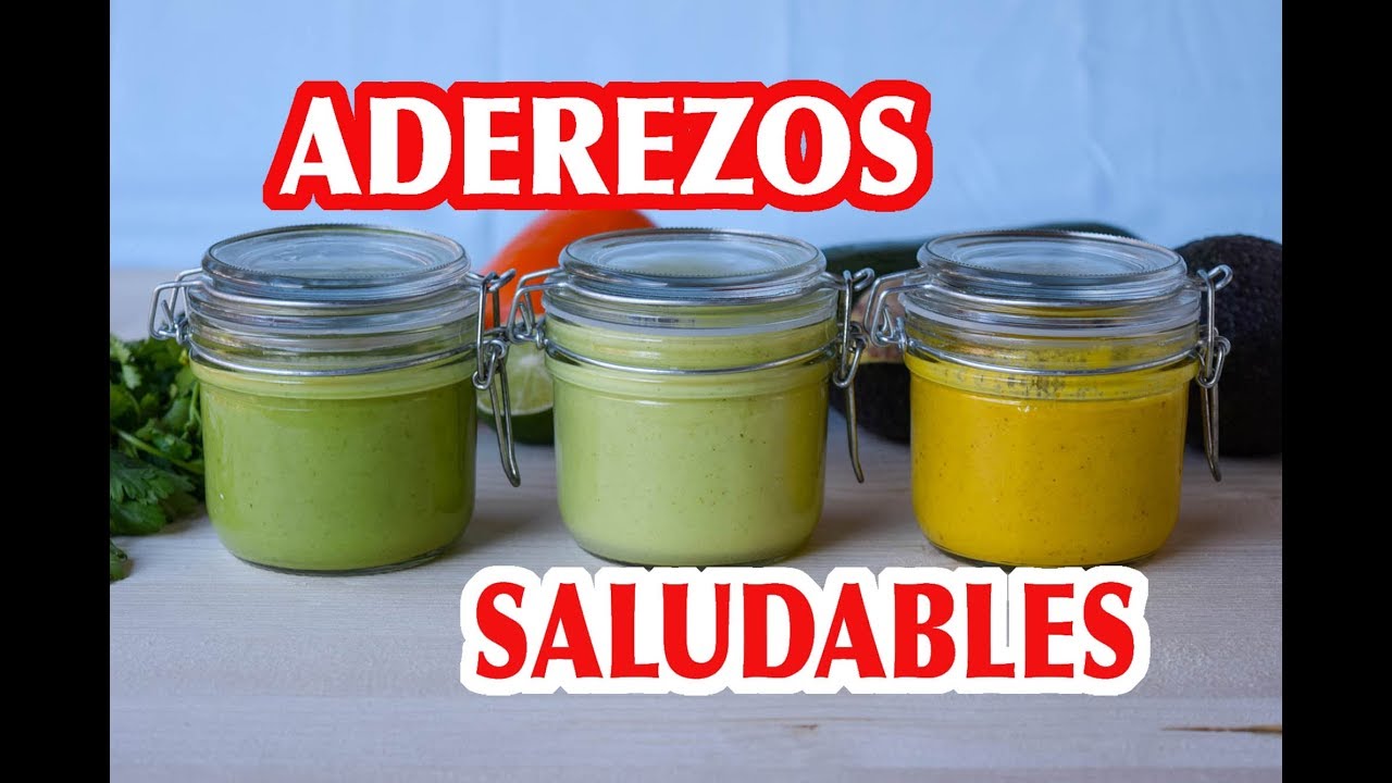 ADEREZOS SALUDABLES PARA ENSALADAS  | FÁCILES Y DELICIOSOS