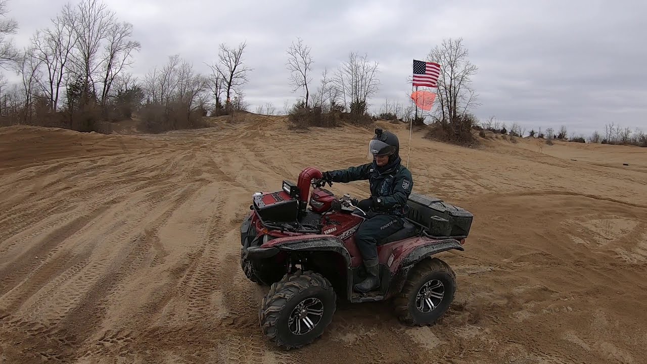 Testing Elkas stage 3 suspension on Yamaha Grizzly 700