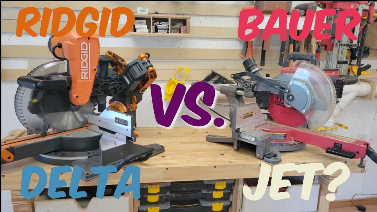 Чем Bauer отличается от новой 10-дюймовой торцовочной пилы Ridgid?