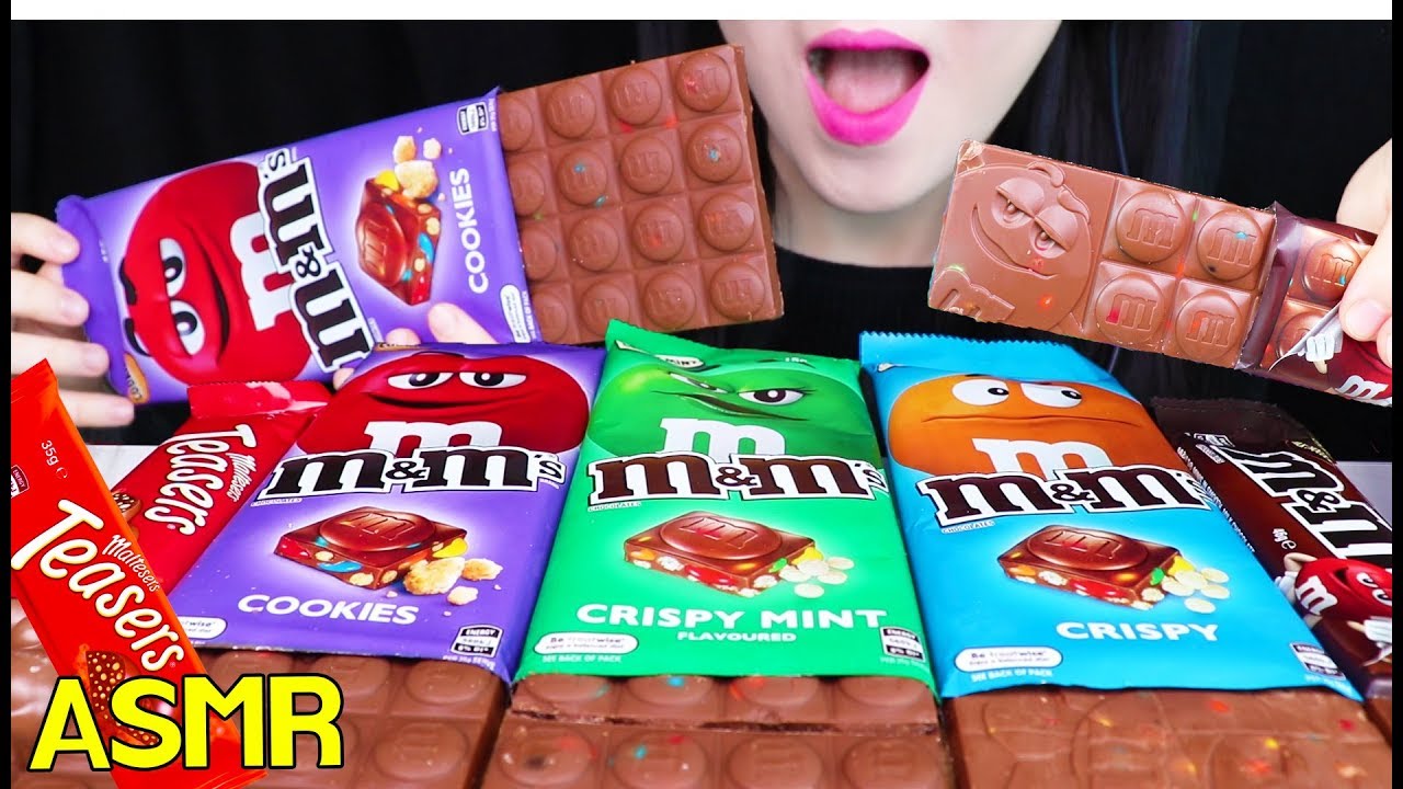 ASMR *FROZEN CHOCOLATE BARS 얼린 초콜릿 리얼사운드 먹방 (EATING SOUNDS) NO TALKING MUKBANG