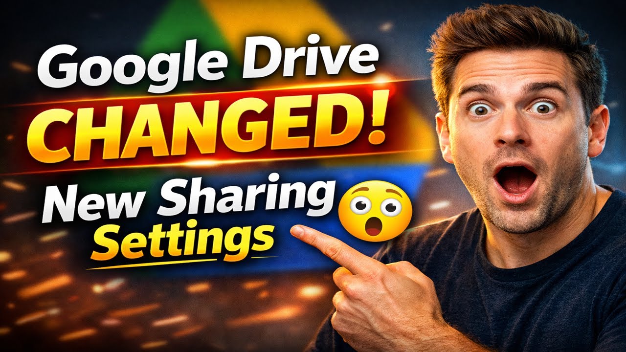 Изменения в Google Drive в 2026 году 🔥 Объяснение новых настроек общего доступа | Google Drive 20...